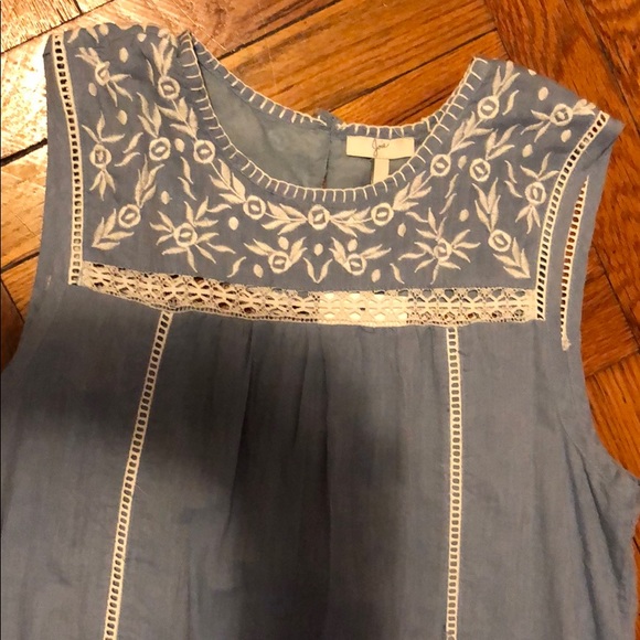 Joie Josune Embroidered Chambray Dress - Picture 5 of 7